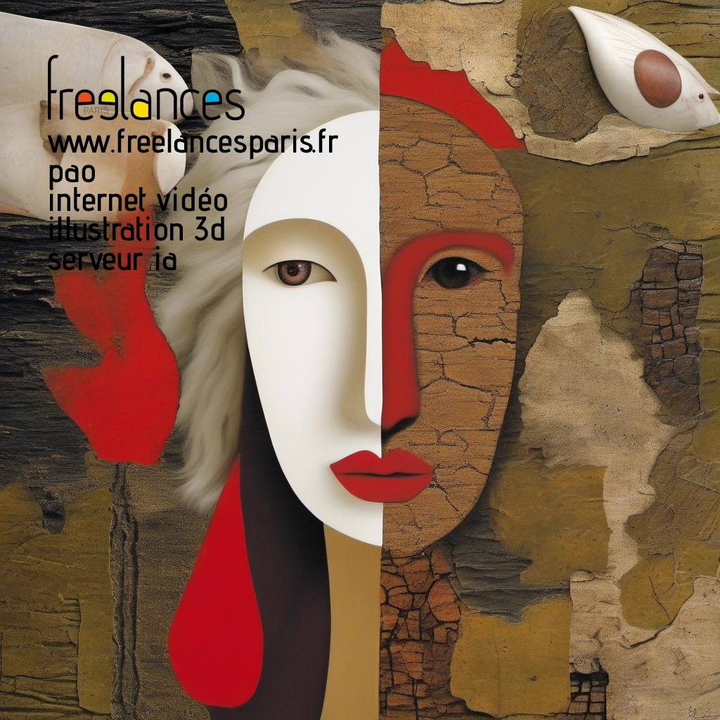 Pao mise en page internet vidéo illustration 3d serveur IA générative AI freelance paris studio de création magazines 49yp8xw0